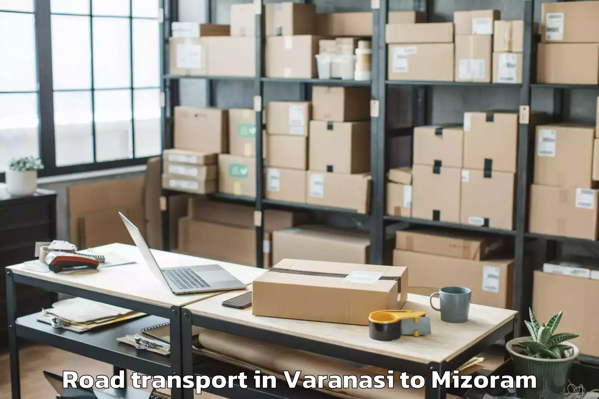 Professional Varanasi to Lungsen Road Transport